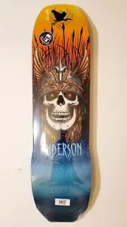 Powell Peralta Pro Andy Anderson Heron Flight Skateboard Deck 8.45