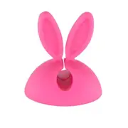 4pcs/set Cartoon Bunny Ears Cable Clips Desktop Wall USB Wire Cable Line Fastener Clip Organizer Retainer Clamp Auto Line Clips