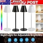 Cordless Rechargeable Table Lamp RGB LED Dimmable Bedside Desk Lamp Night Light