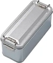 Metal Rectangular Tin Box Lids,Metal Tins Box with Lid - Dustproof Empty Metal Tins Box with Lid for Cookie, Coffee, Tea, Chocolate, Candy, Cosmetics Pochy