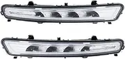 Car Fog Lamp Assembly For F&ord For Mondeo 2011 2012 2013 Car Front Bumper Fog Light Fog Lamp DRL Day Running Lamp Front Bumper Fog Light(Light Right)