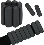 Set of 2 Wrist Weights Ankle Weights Adjustable Silicone Workout Weights Arm Weights for Running, Jogging, Gymnastics, Fitness, Movement