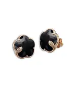 Pasquale Bruni 18K Rose Gold Petit Joli Black Onyx & Diamond Stud Earrings