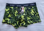 Bonds Mens MX3N J6T Hawaiian Remix Printed GuyFront Trunk Brief Size L New
