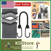 High Resilience 24" Bungee Cords with S-Hooks - Pack of 50 for Maximum Strength