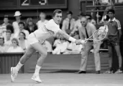 Ivan Lendl The Czechoslovakia Returns The Ball V Henri Leconte France 1987 Photo