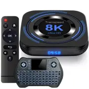 Android TV Box 12.0 4GB 64GB - 8K HDR10 BT5.0 USB 3D Ethernet with Mini Backl...