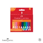 【FABER-CASTELL】握得住可擦拭大三角粗芯蠟筆12色(原廠正貨)