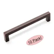 *10 Pack* Cosmas Cabinet Hardware Oil Rubbed Bronze Handle Pulls #14777-128ORB