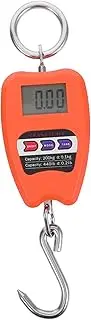 Generic Crane Scale Digital Scale Weighing Scale for Luggage Hanging Scales for Weighing Digital Luggage Scale Luggage Scales for Suitcases Food Scale Fishing Scales Orange Steel