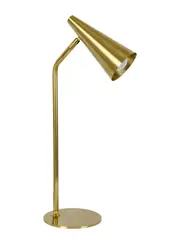 Dawson 1 Light Table Lamp in Aged Brass