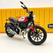 1/12 TSM Ducati Scrambler Icon 803CC 2015 Rosso TSMMC004 Red Diecast Motorcycle