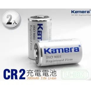 Kamera CR2充電電池(2入) 鋰電池 遙控器 觸發器 拍立得MINI 25 CR2充電電池