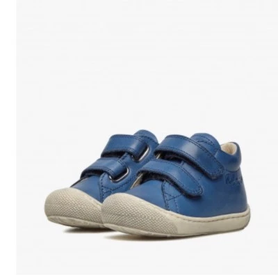 NWT NATURINO COCOON VL First steps nappa shoes in Blue-Light blue - Size 5