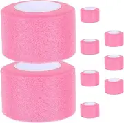 9 Rolls Multi-function Athletic Tape for Badminton and Tennis Rackets Absorbent Grip Tape Racket Handle Wrap Portable Sports Handle Grip Tape