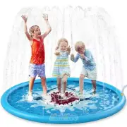 68" Sprinkler Pad, Splash Wading Pool Sprinkle Summer Outdoor Water Play Mat Toy
