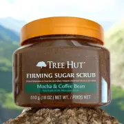 Discontinued Tree Hut Firming Sugar Scrub Mocha & Coffee Bean 18 OZ HTF