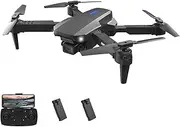 Foldable Brushless Power Motor Mini Drone With 4K HD Camera Dual Lens 2.4G WiFi FPV RC Quadcopter Optical Flow Localization 360° Intelligent Obstacle Avoidance Gesture Control With Carry Case, Photography Drone