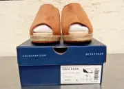 Cole Haan Women's Cloudfeel Southcrest Mule Flat Sandal, Pecan Suede, 9