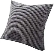 45x45 Plain Solid Colour Cushion Cover Decorative Pillow Case Home, Hidden Zipper Design, Handmade Quality