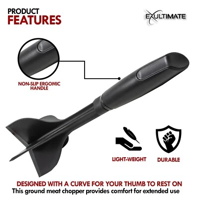 Food Chopper Manual Meat Hamburger Masher Mashed Potato Kitchen Utensil Cooking
