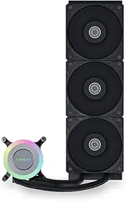 LIANLI Galahad II LITE 360 Performance Black CPU Cooler with PBT Fan, Compatible with LGA1700, LGA1851, AM4, AM5, 14.2 inches (360 mm) Radiator, 1.1 inch (27 mm) Thick, LL-GA2L-360P-BK Japanese