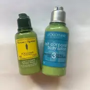NEW L'Occitane en Provence Body Milk and Body Lotion Duo Travel Set