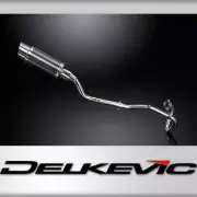 Yamaha XT225 Serow 1992-2007 Complete Exhaust 200mm Round Carbon Silencer Can
