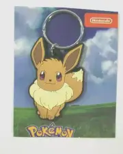 NEW NINTENDO POKEMON EEVEE VINYL RUBBER KEYCHAIN FIGURE