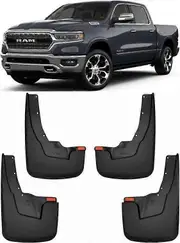 Genuine Full Set Splash Guards Mud Flaps For 2019-2024 Ram 1500 W Fender Flares