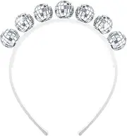 [outret] 70s Retro Disco Mirror Ball Headband Wedding Cowgirl Bride Music Hairband Hop Hip Birthday Carnaval V6s7 Festival Party Costumes