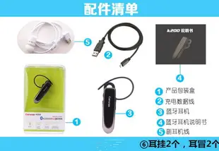 掛耳式耳機 CORSRAN科信朗K200藍芽耳機耳塞掛耳式開車運動OPPO VIVO手機通用--