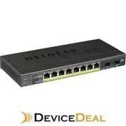 NETGEAR GS110TP ProSAFE 8-Port Gigabit PoE Smart Switch, 2 Gigabit Fibre SFP