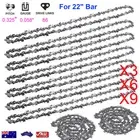 Bulk Chainsaw Chain 22" Inch 86DL Links 325 058 For BAUMR-AG SX75 MTM 72SX 62SX