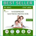 Luxurious RV King Mattress Protector - Waterproof, Breathable & Machine Washable