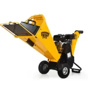 8HP 208cc Petrol Wood Chipper & Mulcher, 0.25m Capacity, Raptor 1000