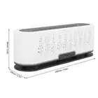 AU Flame Mist Humidifier White Hollowed Wheat Ears 200ml Remote Control With