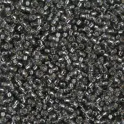 Silver-Lined Transparent Grey Miyuki Seed Beads 11/0 (11-921-TB)