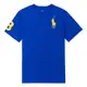 Polo Ralph Lauren RL 熱銷圓領大馬素面短袖T恤(男青年)-寶藍色