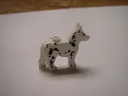 LEGO white Dalmatian Police Dog minfigure pet animal new