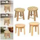 Wood Stool Foot Stool Solid Wood Stool Seat Chair Vanity Stool Leisure Stool
