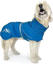 Huskimo Peak Dog Waterproof Raincoat, Fjord Blue, 80cm
