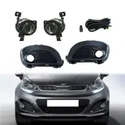 For Kia RIO 2012-2014 Halogen Fog Light Lamps&Fog Light Cover&Harness Switch Set (for: Kia)