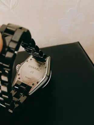 CHANEL 黑色陶瓷  33mm 手錶 J12
