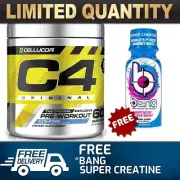CELLUCOR C4 ID 60 SERVES SERVE PRE WORKOUT C4 ORIGINAL ENERGY CREATIN 3 SER WHEY
