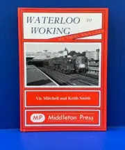 Waterloo to Woking Southern Main Lines Railroad Hardcover Book Mitchell 1986