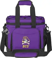 Logo Brands NCAA Flex 24-Can Cooler - Heat-Sealed Leak-Proof Lining, Built-in Bottle Opener, Adjustable Shoulder Strap- Great for Tailgates & Picnics