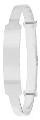 Classical 925 Sterling Silver Baby Expander Bangle - 4mm 223852U