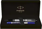 Parker Odyssey Dark Grey Black Metal Trim Roller Ball Pen