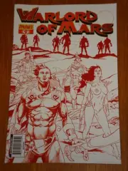 WARLORD OF MARS VOL 1 #9 RI MARTIAN RED COVER DYNAMITE STEPHEN SADOWSKI